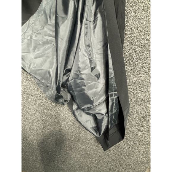 Le Suit Pencil Midi Skirt Womens Size 10P Black Pleated Bussines Casual - Picture 5 of 7